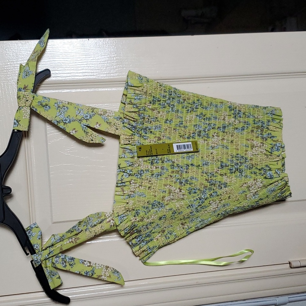 Gianni bini green crop top